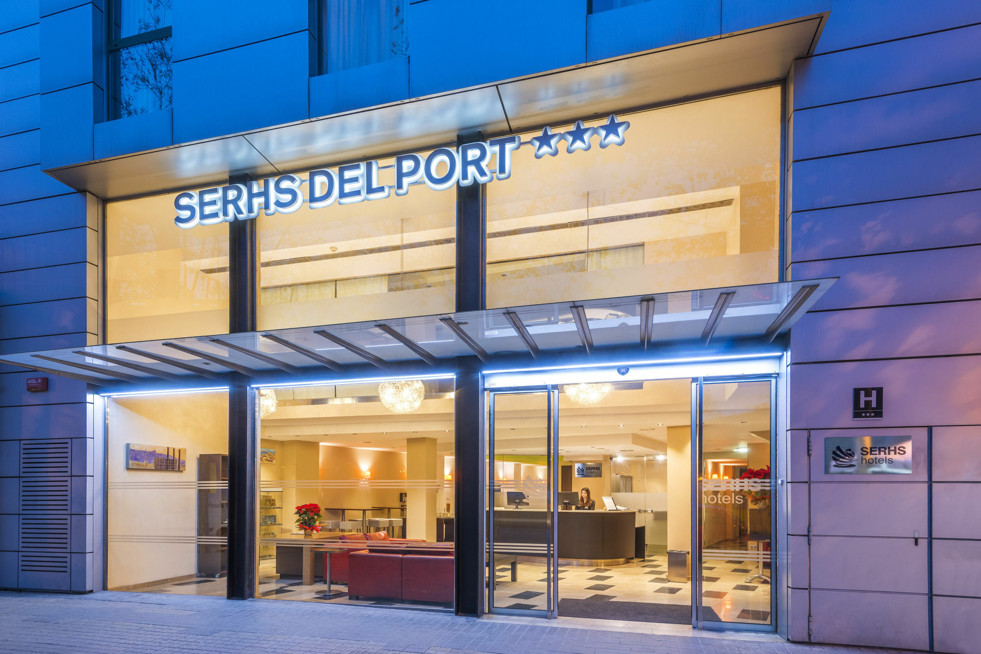 Hotel Serhs Del Port Barcelona Exteriör bild